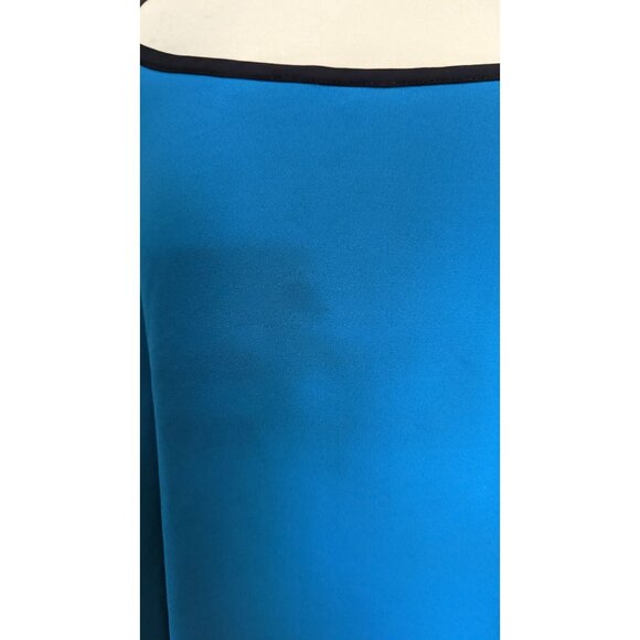 Teal Black-Trimmed Sleeveless Double-Layered Torrid Tank Top With Lace Back Size - Picture 5 of 5